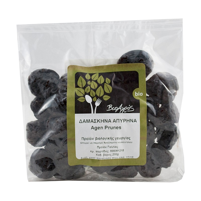 Βιολογικά Δαμάσκηνα απύρηνα 200gr