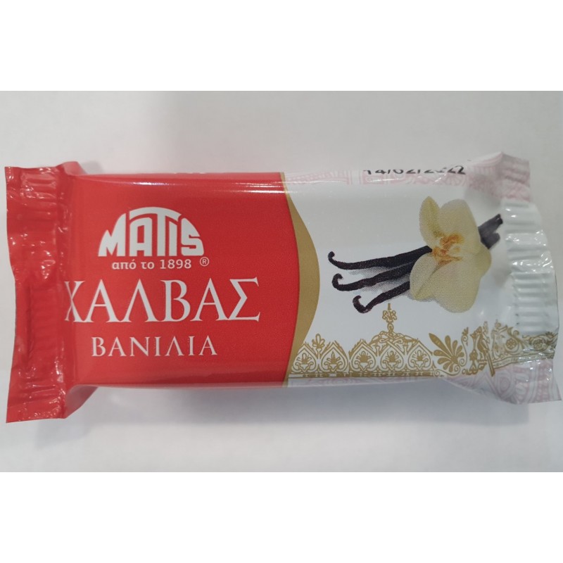 Μπάρα Χαλβά με Βανίλια "Μάτης"40gr Μπάρα Χαλβά με Βανίλια "Μάτης"40gr