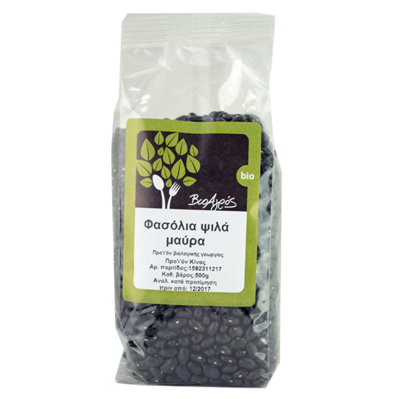 Βιολογικά φασόλια μαύρα 500gr