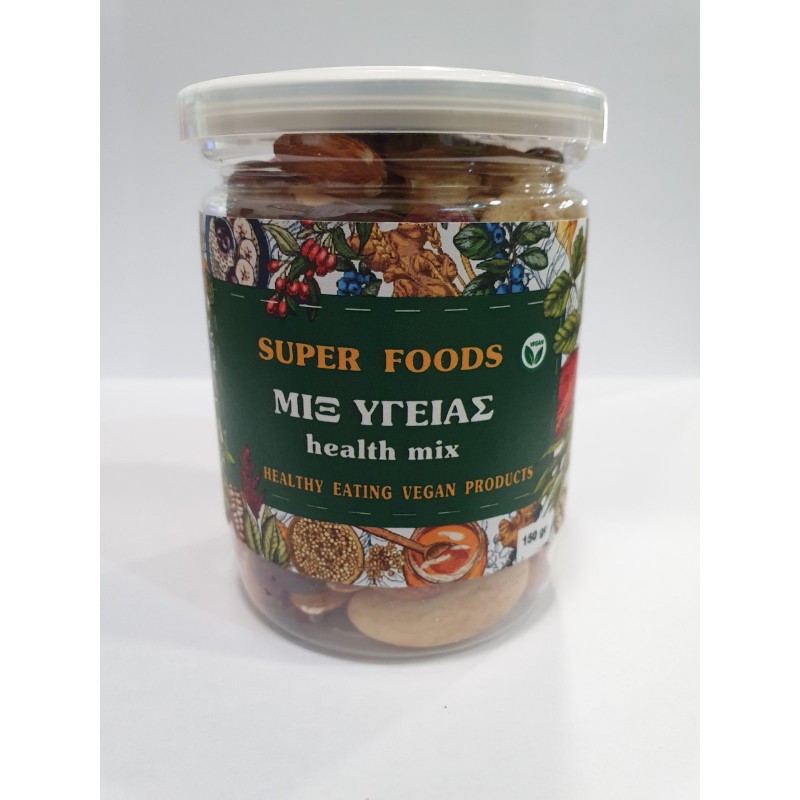 Ωμοί ξηροί καρποί ΜΙΧ ΥΓΕΙΑΣ VEGAN 150gr