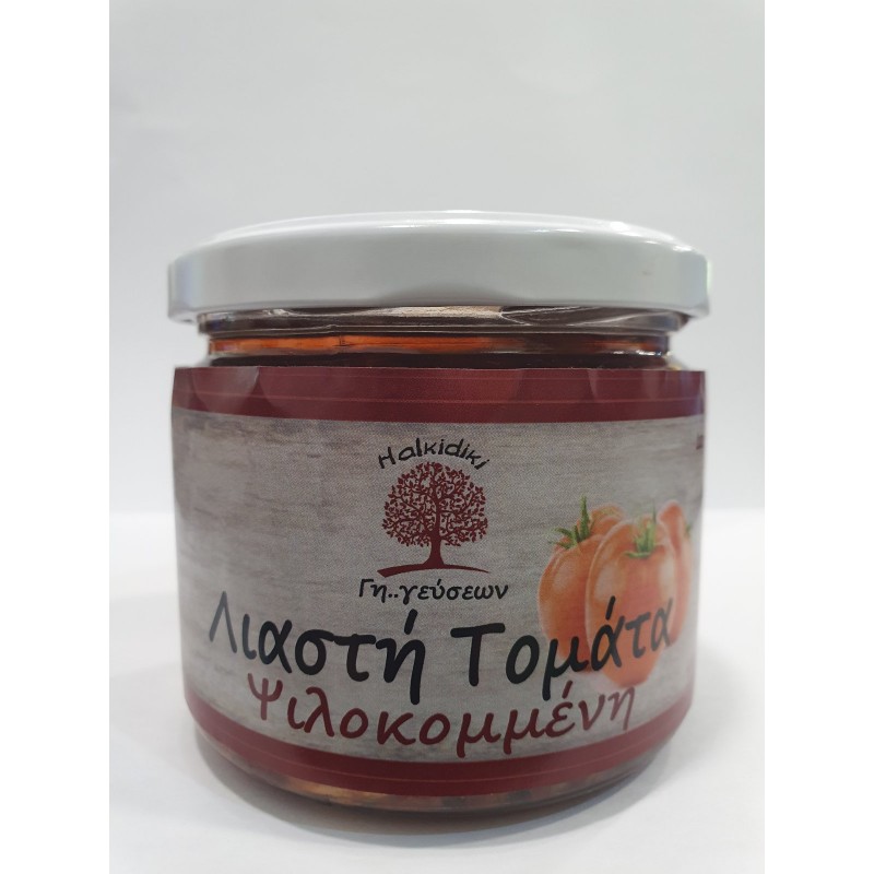 Λιαστή τομάτα ψιλοκομμένη "Γη Γεύσεων" 360gr