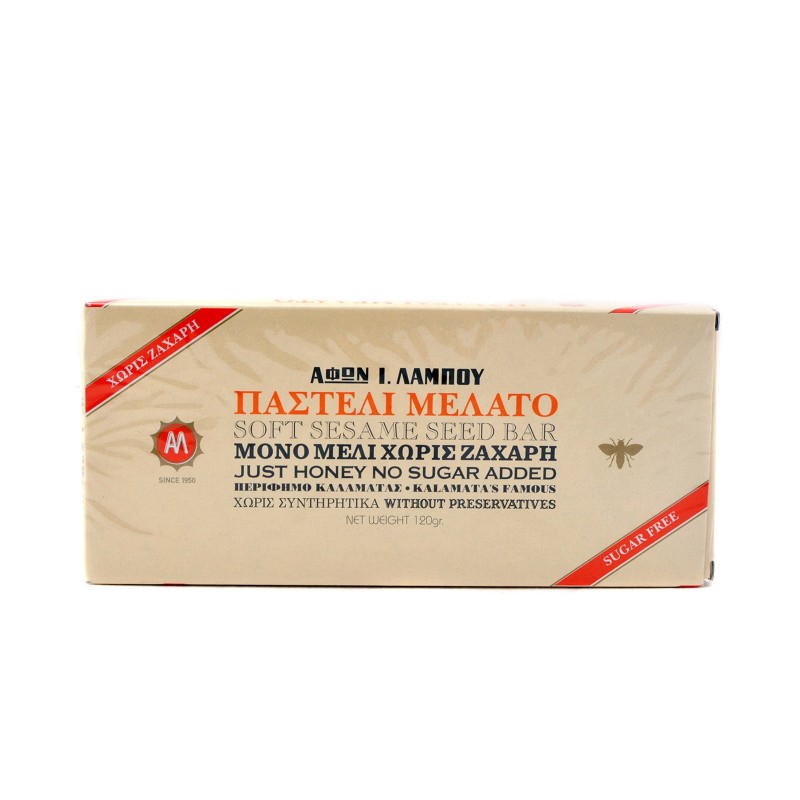 Παστέλι μελάτο Καλαμάτας  "Λάμπου" 60gr