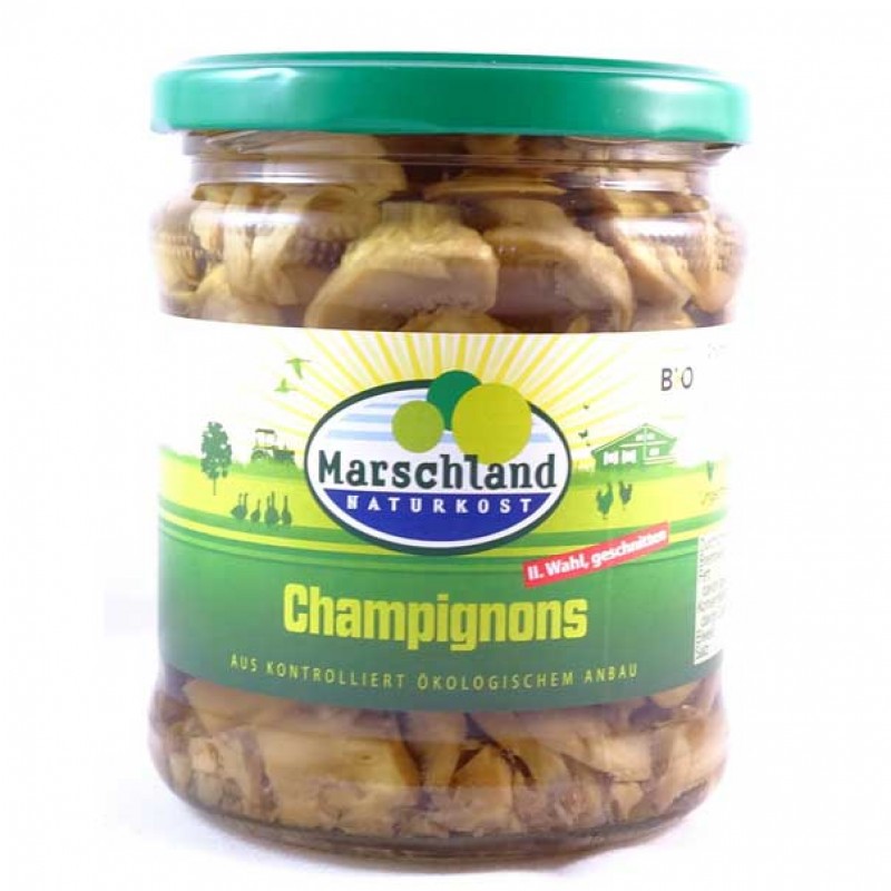 Βιολογικά Μανιτάρια σε φέτες "Champignons" 330gr