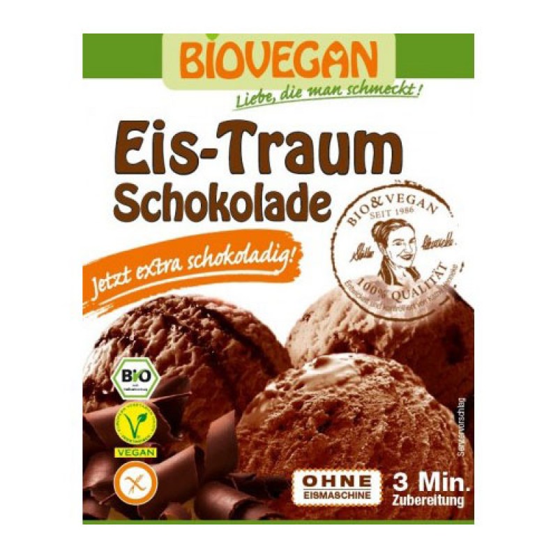 Βιολογικό μείγμα παγωτού Σοκολάτα "Biovegan" 89gr