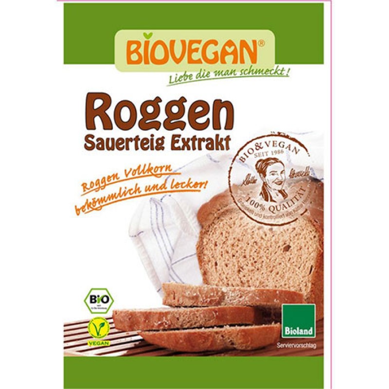 Βιολογικό Προζύμι σίκαλης "Biovegan" 30gr