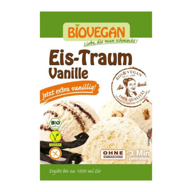 Βιολογικό Μείγμα παγωτό Βανίλια "Biovegan" 77gr