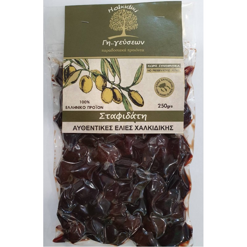 Ελιά σταφιδάτη Χαλκιδικής 250gr