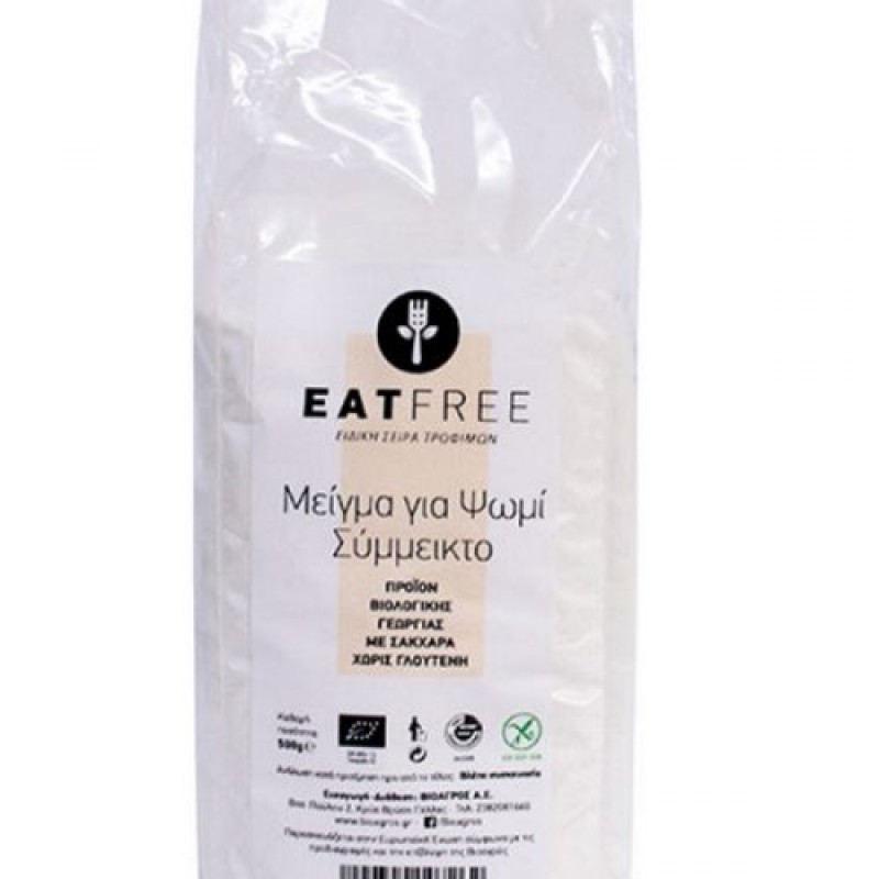 Μείγμα για ψωμί Χωρίς Γλουτένη "Eat Free" 500gr