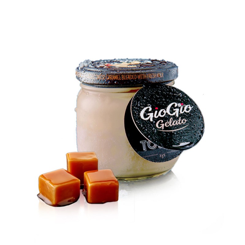 Παγωτό Caramel με Ινδοκάρυδο & Τζίντζερ 130gr