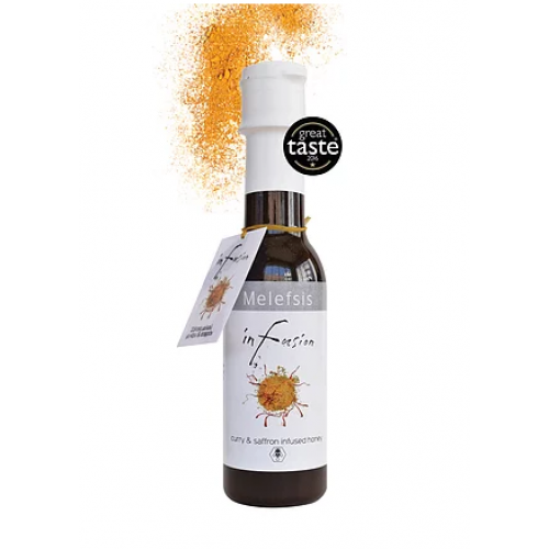 Μέλι με εκχύλισμα Κάρυ & Σαφράν "Melefsis" 260gr