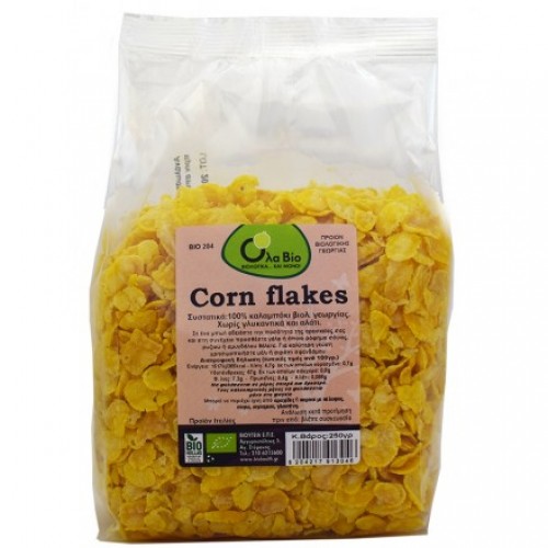 Βιολογικά Κορν Φλέικς (Corn flakes) χωρίς ζάχαρη 250gr Βιολογικά Κορν Φλέικς (Corn flakes) χωρίς ζάχαρη 250gr