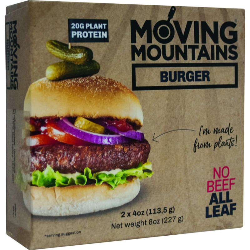 Βιολογικά Vegan Burgers με βιταμίνη Β12 "Moving mountains" 225gr Βιολογικά Vegan Burgers με βιταμίνη Β12 "Moving mountains" 225gr