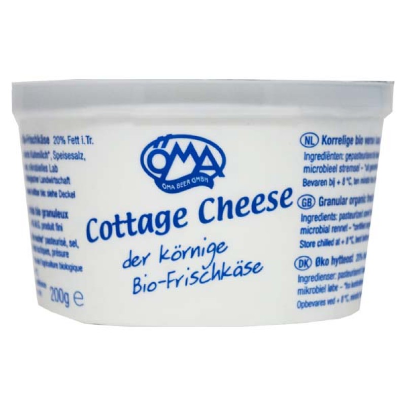 Βιολογικό Τυρί Cottage Cheese "OMA" 200gr