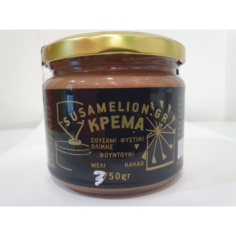 Κρέμα με Σουσάμι, Φυστίκι, Φουντούκι "Susamelion" 350gr