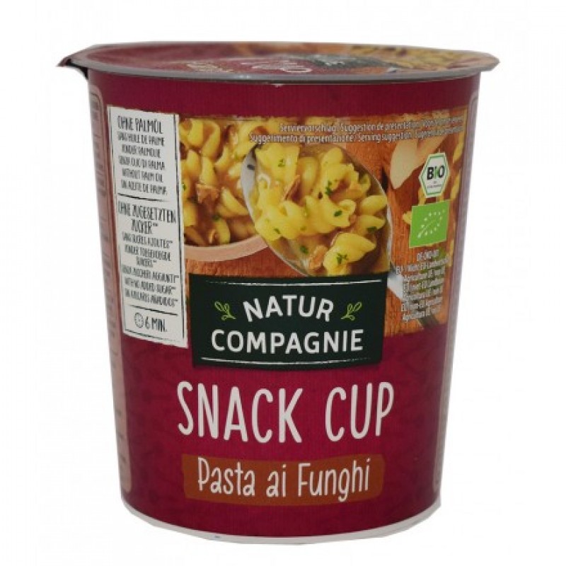 Βιολογικό έτοιμο γεύμα Ζυμαρικά με μανιτάρια "Όλα Bio" 50gr