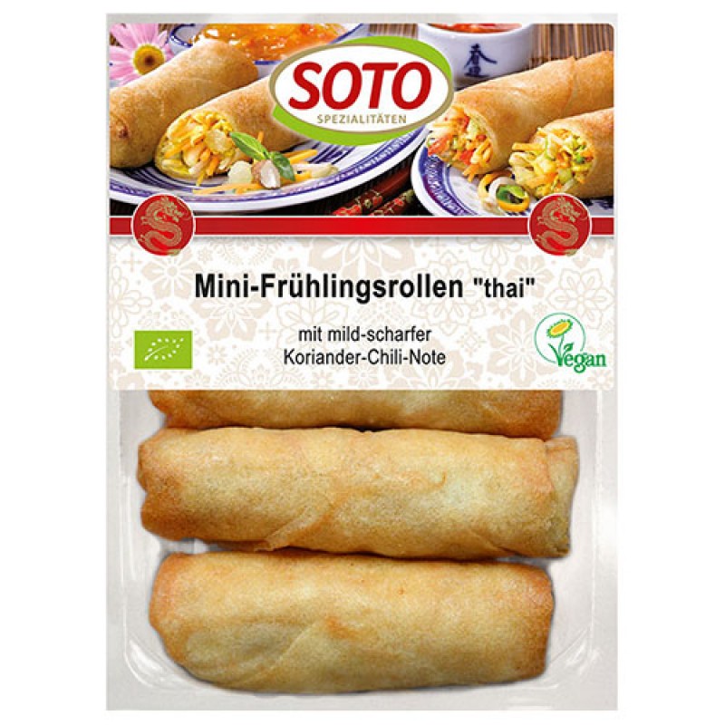 Spring rolls "Thai" SOTO Vegan 4x50gr Spring rolls "Thai" SOTO Vegan 4x50gr