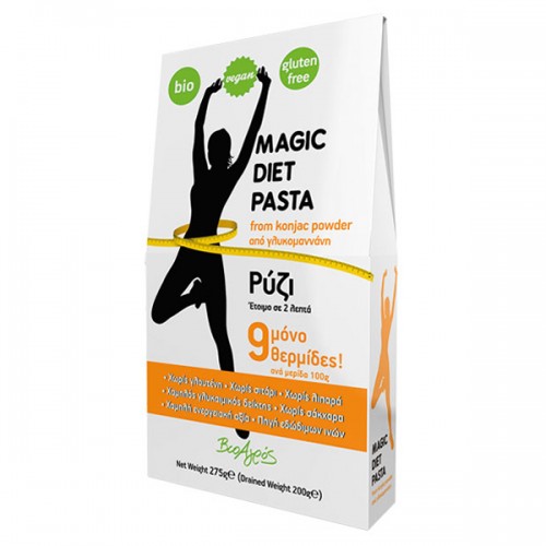 Βιολογικό Ρύζι Konjac χωρίς γλουτένη  "Magic Diet" 9 θερμίδες 275gr
