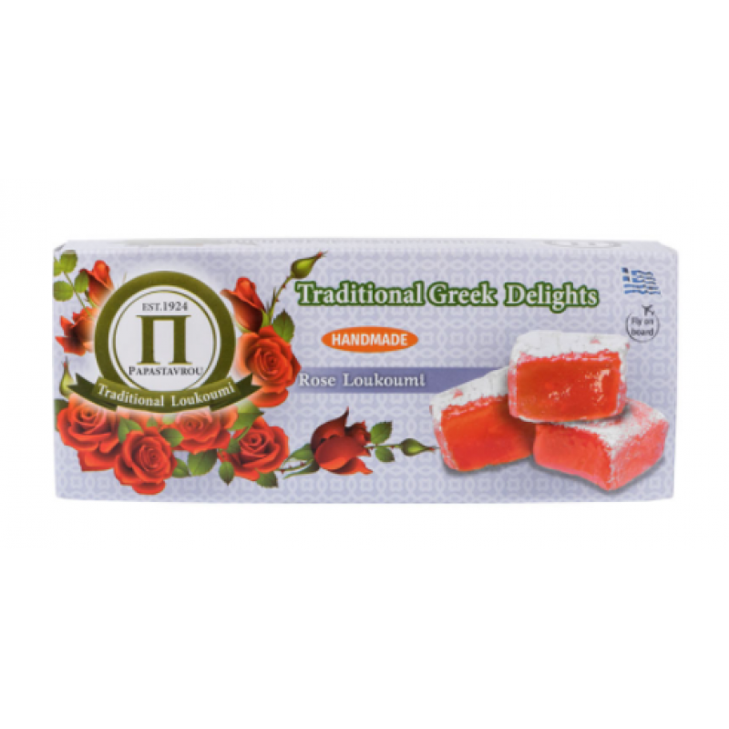 Λουκούμια Τριαντάφυλλο ΠΑΠΑΣΤΑΥΡΟΥ 200gr