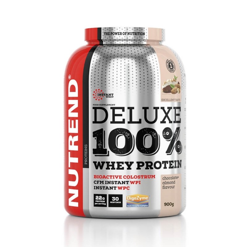 Nutrend Deluxe Whey Protein (Πρωτείνη με πρωτόγαλα) Chocolate 900gr