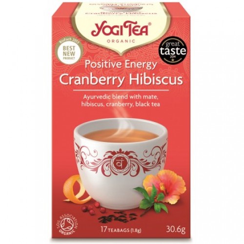 Βιολογικό Τσάι Cranberry Hibiscus "Yogi" 30gr
