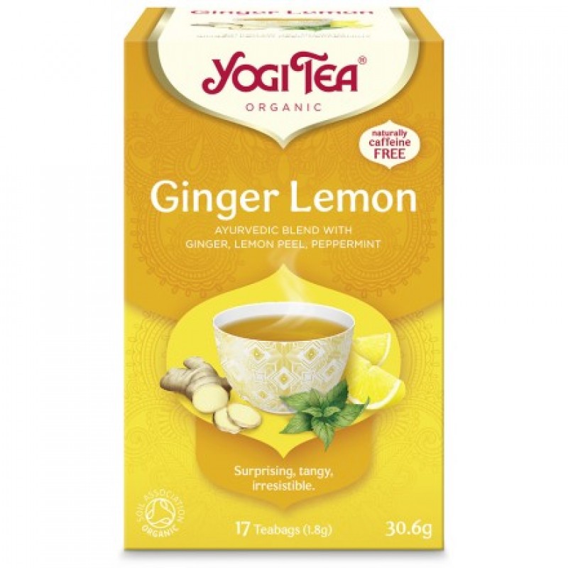 Βιολογικό Τσάι Ginger Lemon "Yogi" 30gr