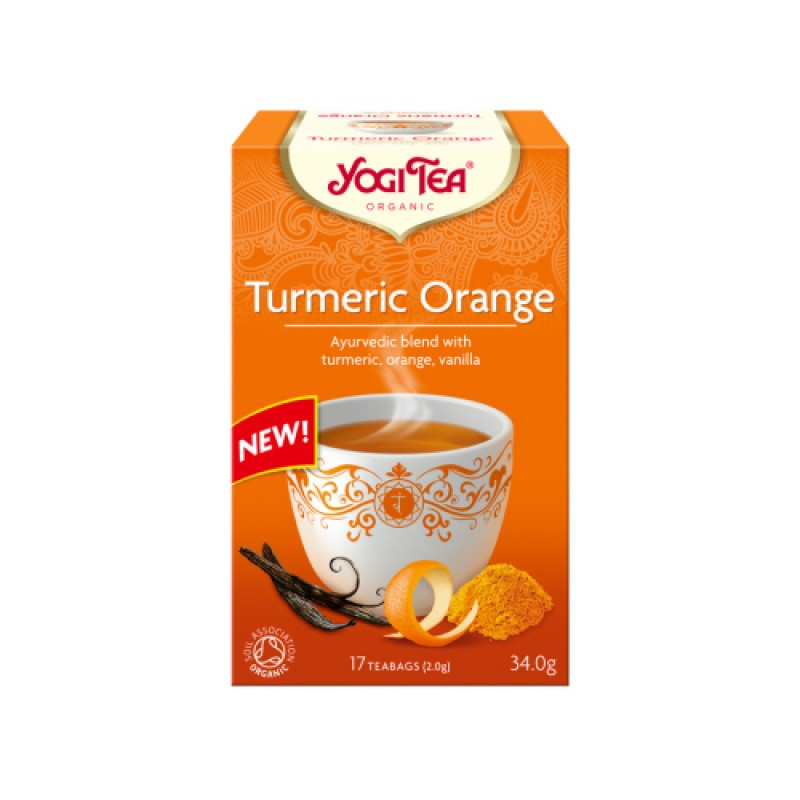 Βιολογικό Τσάι Turmeric (Κουρκουμάς) "Yogi" 34gr