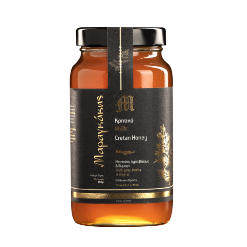 Κρητικό Μέλι με Πεύκο, θυμάρι & άγρια βότανα "Μαραγκάκης" 950gr