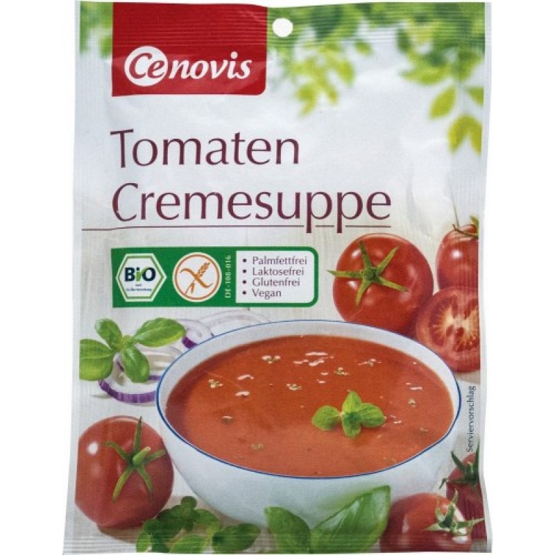 Βιολογική σούπα τομάτας βελουτέ "Dennree" 40gr