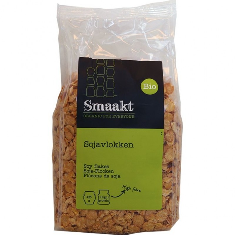 Βιολογικές Νιφάδες Σόγιας "Smaakt" 425gr Βιολογικές Νιφάδες Σόγιας "Smaakt" 425gr