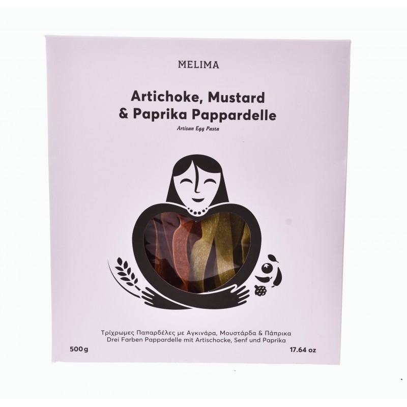 Παπαρδέλες τρίχρωμες με Μουστάρδα & Πάπρικα "Dolopia" 500gr