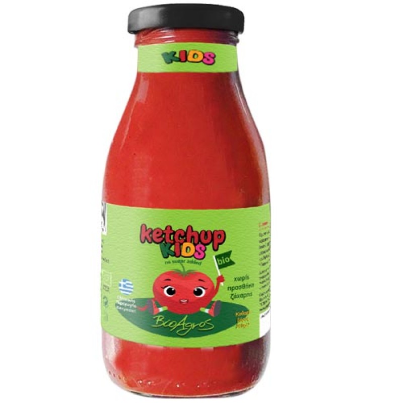 Βιολογική Κέτσαπ παιδική χωρίς ζάχαρη "ΒιοΑγρός" 280gr Βιολογική Κέτσαπ παιδική χωρίς ζάχαρη "ΒιοΑγρός" 280gr