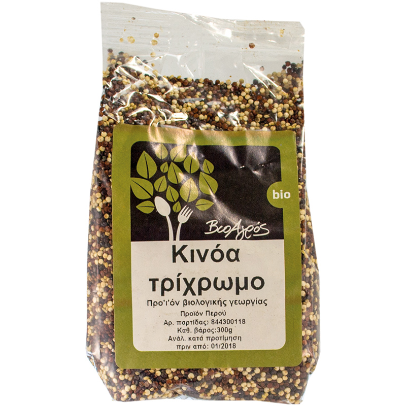 Βιολογικ΄ή Κινόα τρίχρωμη "ΒιοΑγρός" 300gr Βιολογικ΄ή Κινόα τρίχρωμη "ΒιοΑγρός" 300gr