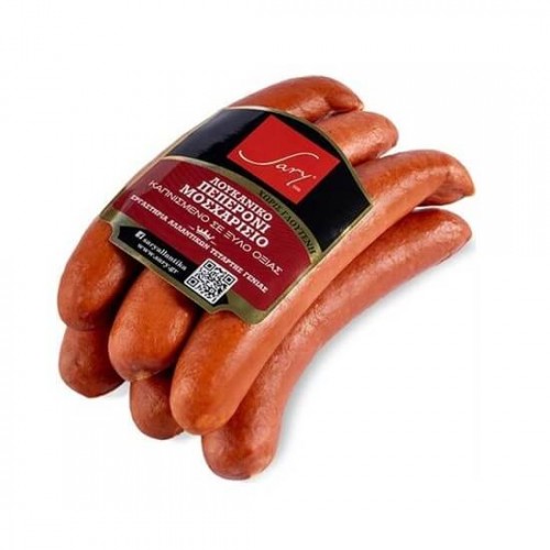 Λουκάνικο πεπερόνι μοσχαρίσιο Δράμας χωρίς γλουτένη "Sary" 550-600gr