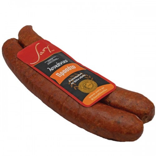 Λουκάνικο χωριάτικο πρασάτο Δράμας χωρίς γλουτένη "Sary" 365gr