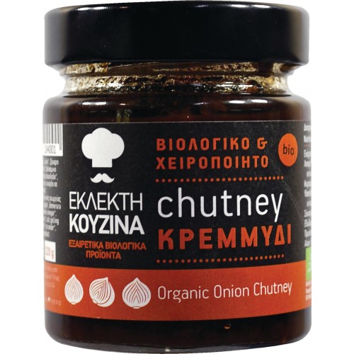 Βιολογικό χειροποίητο chutney κρεμμυδιού με βαλσάμικο "ΒιοΑγρός" 220gr