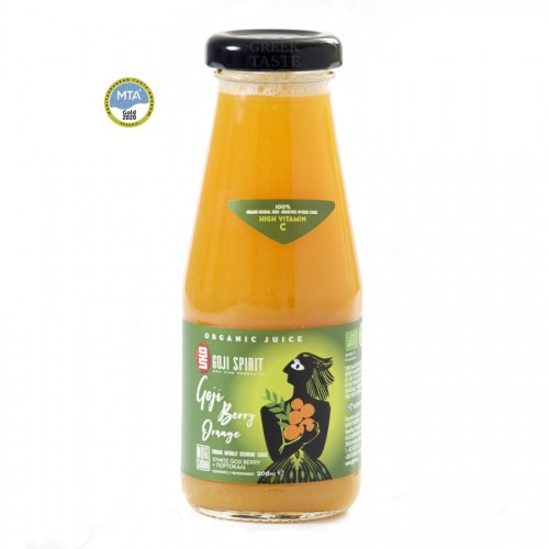 Βιολογικός χυμός Goji Berry & πορτοκάλι χωρίς ζάχαρη "Goji Spirit" 200ml