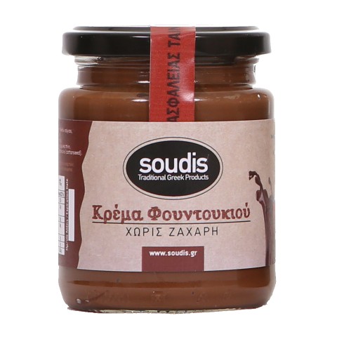 Κρέμα Φουντουκιού χωρίς ζάχαρη "Σούδης" 310gr