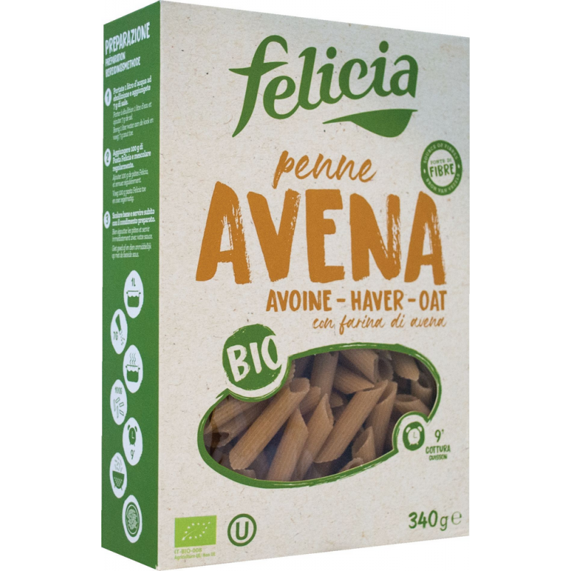 Βιολογικές Πέννες βρώμης χωρίς γλουτένη  "Felicia" 340gr
