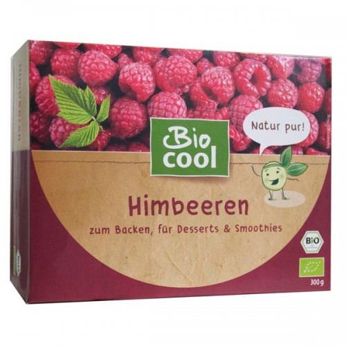 Βιολογικά Σμέουρα (Raspberries) κατεψυγμένα "Biocool" 300gr