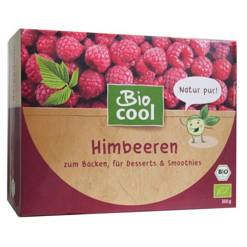 Βιολογικά Σμέουρα (Raspberries) κατεψυγμένα "Biocool" 300gr
