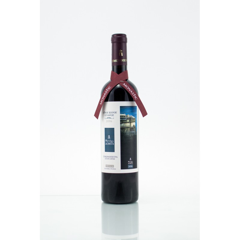 Οίνος ερυθρός ξηρός Σιμωνόπετρας Αγίου Όρους "Merlot-Λημνιό" 750ml