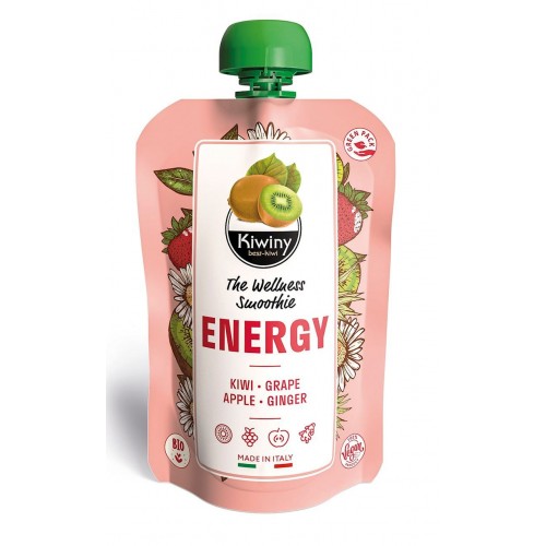 Βιολογικό smoothie ENERGY Ακτινίδιο-Σταφύλι-Μήλο-Τζίντζερ 50gr