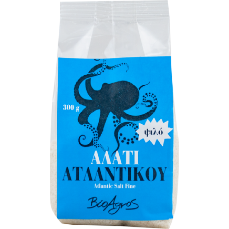 Βιολογικό Αλάτι Ατλαντικού (Κέλτικο) ψιλό "ΒιοΑγρός" 300gr