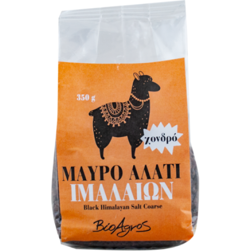 Βιολογικό Αλάτι Ιμαλαϊων μαύρο χονδρό "ΒιοΑγρός" 350gr