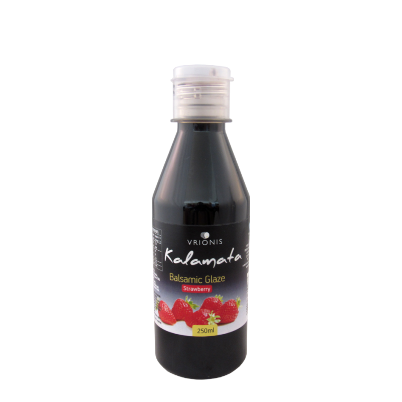 Βαλσάμικο κρέμα φράουλα χωρίς ζάχαρη "Βρυώνης" 250ml