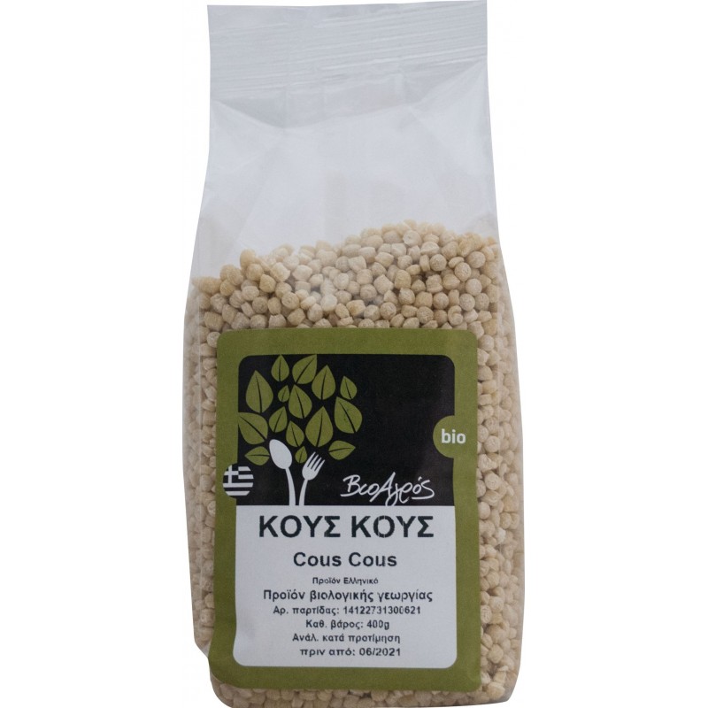 Βιολογικό Κους Κους (Ολυρα) δίκκοκο "ΒιοΑγρός" 400gr