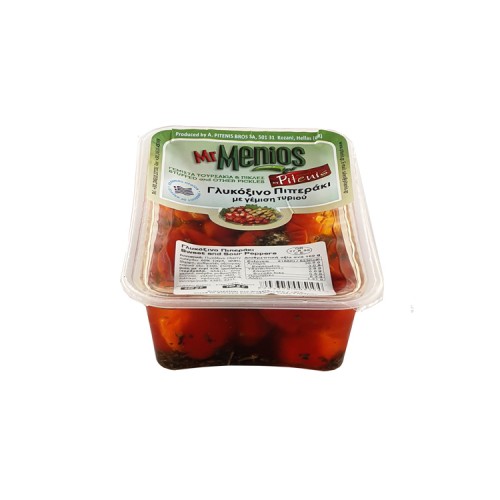 Πιπεράκι γλυκόξινο γεμιστό με τυρί "Menios" 250gr