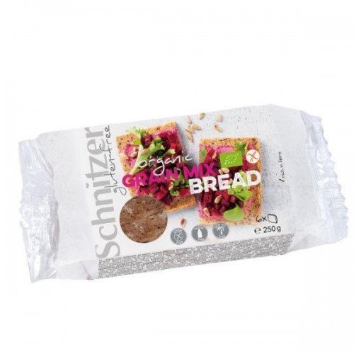 Βιολογικό ψωμί πολύσπορο "Schnitzer" 250gr Βιολογικό ψωμί πολύσπορο "Schnitzer" 250gr