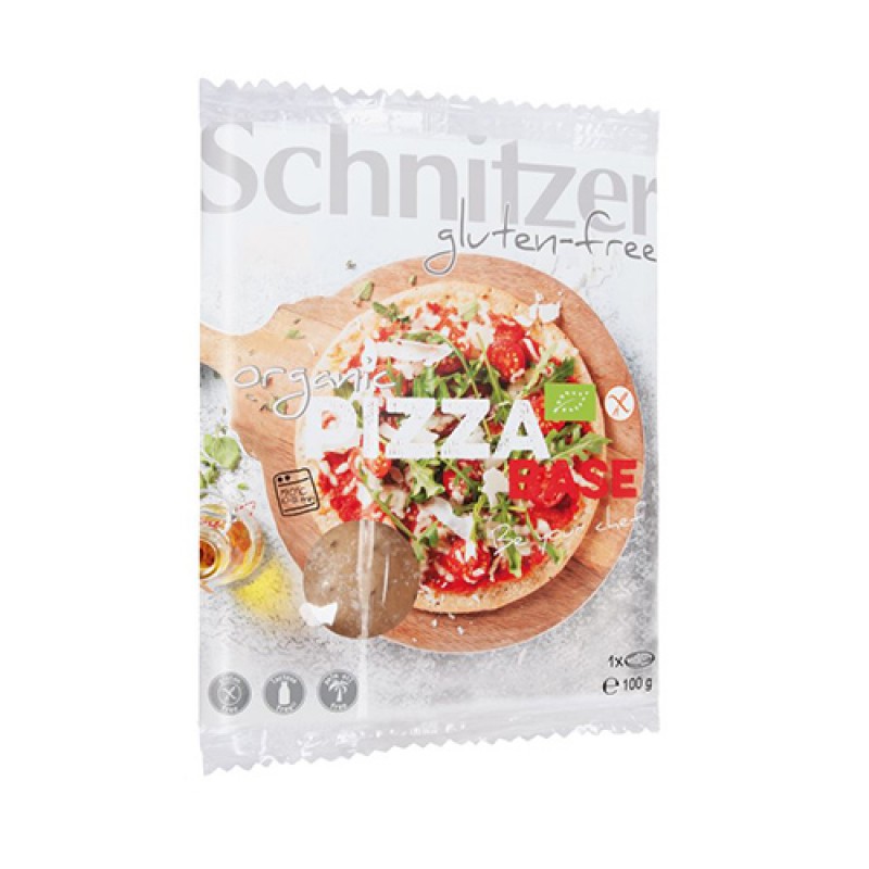 Βιολογική βάση Πίτσας καλαμποκιού χωρίς γλουτένη "Schnitzer" 100gr