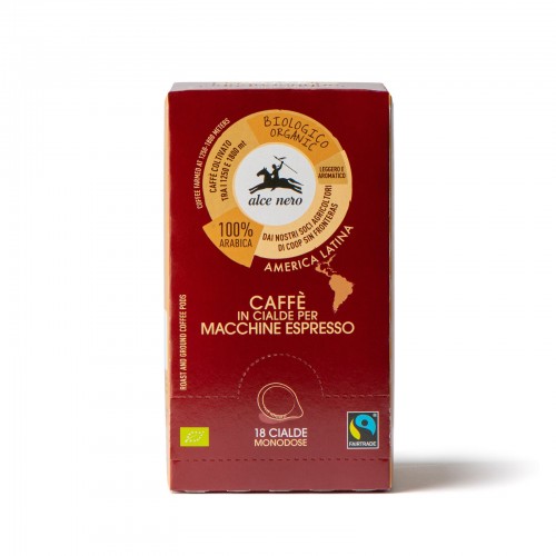 Βιολογικός καφές Arabica Espresso 18 κάψουλες "America Latina" 125gr